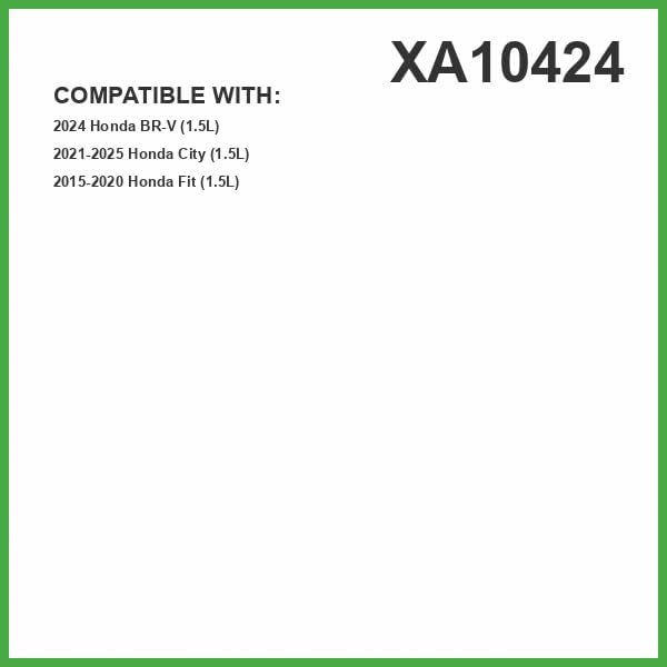 ECOGARD XA10424 Premium Engine Air Filter Fits 2021-2024 Honda City, 2024 BR-V, 2015-2020 Fit