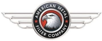 American Metal Filter Company RLP1102 Aluminum and Carbon Lens Range Hood Filter -11 1/2" x 11 3/4" x 3/8" - with 3-1/2" Lens