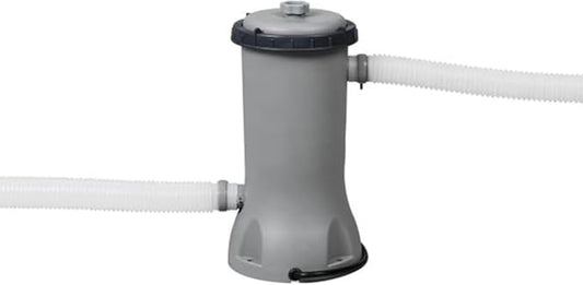 Bestway 530 GPH Filter Pump for Above Ground Swimming Pool with Type III-A/C Cartridge