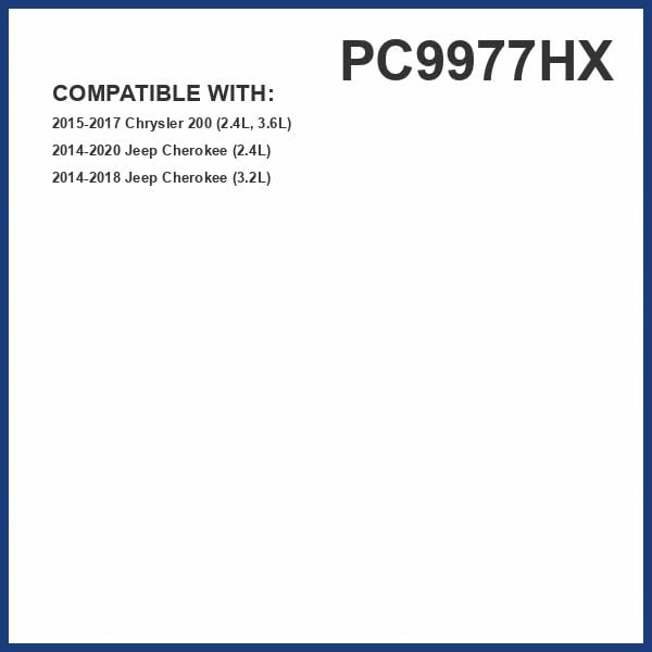 PureFlow HEPA Cabin Air Filter PC9977HX | Fits 2014-2020 Jeep Cherokee, 2015-2017 Chrysler 200