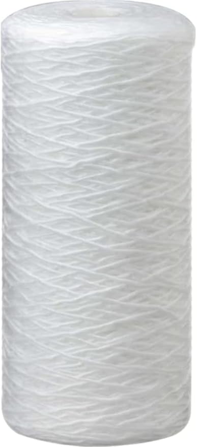 Pentair OMNIFilter RS22 Sediment Water Filter, 10-Inch, Whole House Heavy Duty Big Blue String Wound Replacement Cartridge, 10" x 4.5", 5 Micron, White
