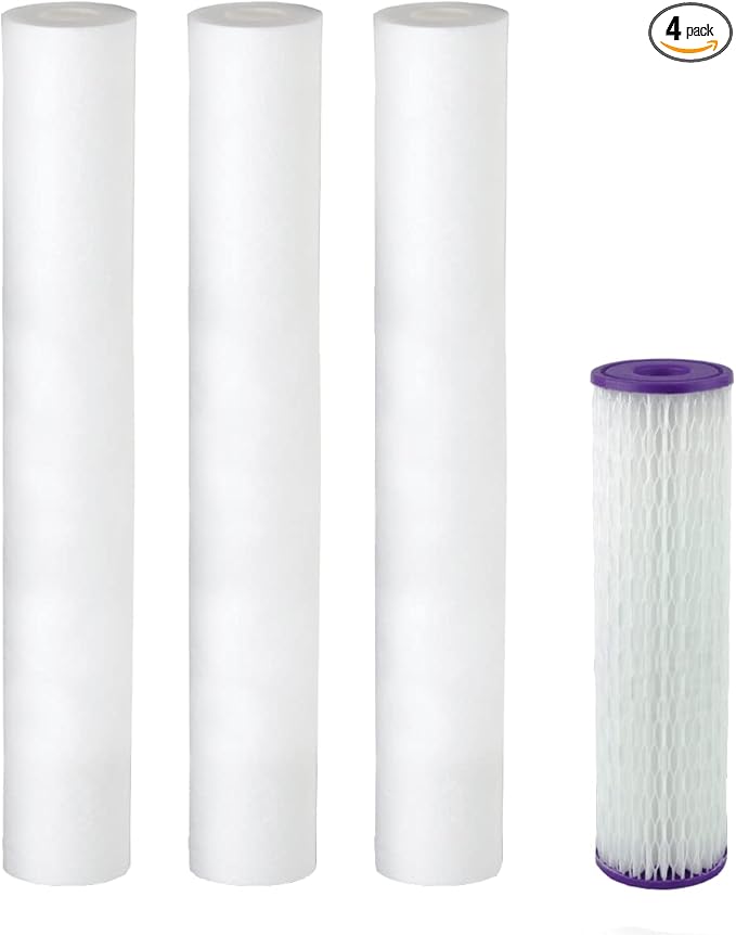 Aquasana EQ-303-20 and EQ-PFC.35 Replacement Filter Bundle for Rhino Whole House Filters