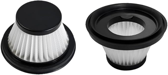 8 Pack HEPA Vacuum Filters Compatible with Compact Cordless Vacuum Cleaner,Vac Parts as Seen on TV,Washable and Reusable