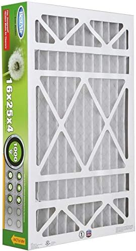 BestAir HW1625-8R AC Furnace Air Filter, 16" x 25" x 4", MERV 8, Removes Allergens & Contaminants, Fits 100%, For Honeywell Models, Pack of 3