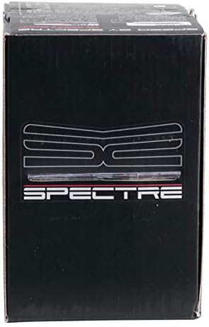 Spectre Universal Clamp-On Air Filter: High Performance, Washable Filter: Round Reverse Tapered; 3 in/3.5 in/4 in Flange ID; 2.625 in (67 mm) Height; 6 in (152 mm) Base; 4.75 in Top, SPE-8161, Black