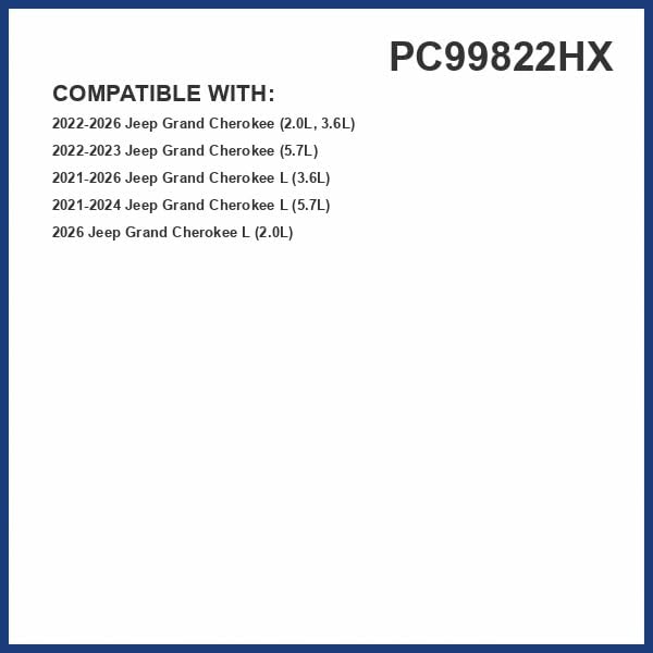 PureFlow HEPA Cabin Air Filter PC99822HX | Fits 2021-2025 Jeep Grand Cherokee L, 2022-2025 Grand Cherokee