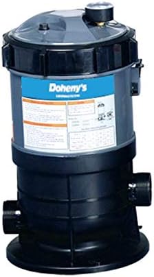 Doheny's Pool Pro Cartridge Filter Tank for Above-Ground Swimming Pools | 25 Sq. Ft. Filter Only | Extra-Large Non-Woven Cartridge for Clear Water & Max Flow |Durable Thermoplastic