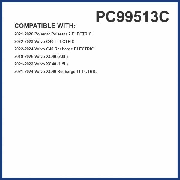 PG Cabin Air Filter PC99513C | Fits 2019-2025 Volvo XC40, 2021-2025 Polestar Polestar 2, 2021-2024 Volvo XC40 Recharge, 2022-2024 C40 Recharge, 2025 EX40, EC40, 2022-2023 C40