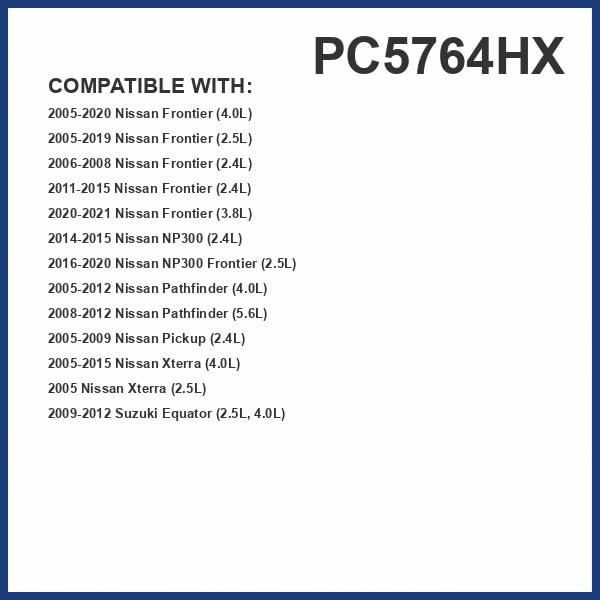 PureFlow HEPA Cabin Air Filter PC5764HX | Fits 2005-2020 Nissan Frontier, 2005-2012 Pathfinder, 2005-2015 Xterra, 2005-2009 Pickup, 2014-2015 NP300, 2009-2012 Suzuki Equator