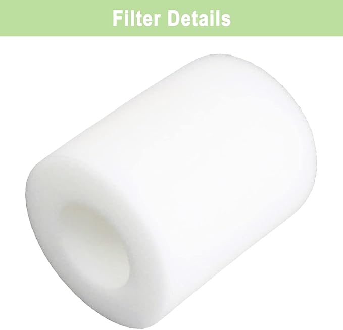 Bvhonwe 6 Pack IQ Base Pre-Motor Foam Replacement Filters for Shark IQ R101AE RV1001AE AV912S AV1010AE RV1000 AV970 AV993 AV1002AE Shark AI AV2501S AV2501AE RV2502AE RV2520AOUS Robot Vacuum Cleaner
