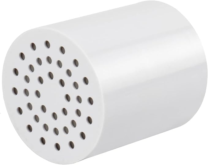 Shower Head Filter 1-Pack Reduction of Hard Water, Chlorine, & Heavy Metals to Soothe Dry Itchy Skin, Dandruff and Eczema for Healthier Skin & Hair, Fits All Showers