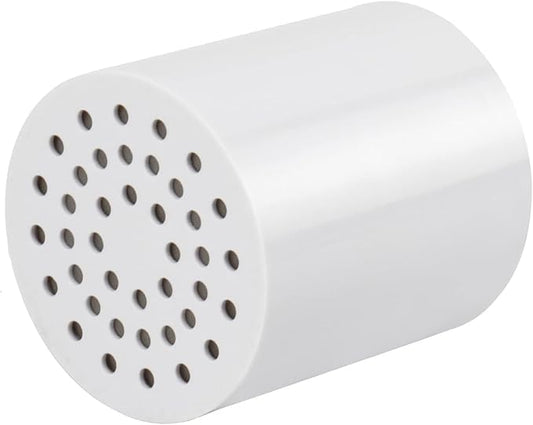Shower Head Filter 1-Pack Reduction of Hard Water, Chlorine, & Heavy Metals to Soothe Dry Itchy Skin, Dandruff and Eczema for Healthier Skin & Hair, Fits All Showers