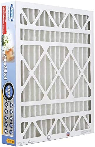 BestAir HW2025-13R AC Furnace Air Filter, 20" x 25" x 4", MERV 13, Removes Allergens & Contaminants, Fits 100%, For Honeywell Models, Pack of 3