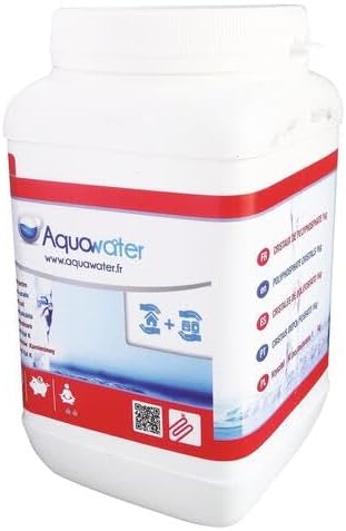 AQUAWATER 105015 Polyphosphate Anti-Limescale Refill kg Poly, Grey, 1 kg (Pack of 1)