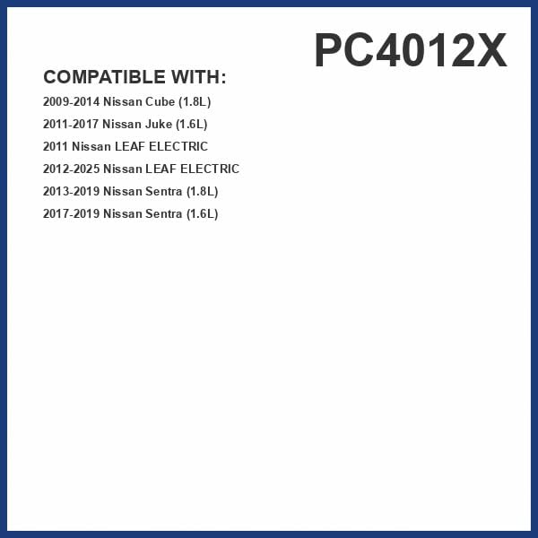 PureFlow Cabin Air Filter PC4012X | Fits 2011-2025 Nissan LEAF, 2013-2019 Sentra, 2011-2017 Juke, 2009-2014 Cube