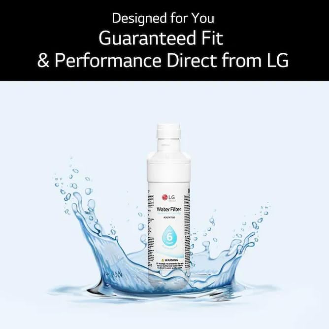 LG LT1000P3 & LT120F 3-Pack Bundle | Replacement Refrigerator Water & Air Filters | 200 Gallon Water Filter Capacity (NSF42, NSF53, and NSF401)