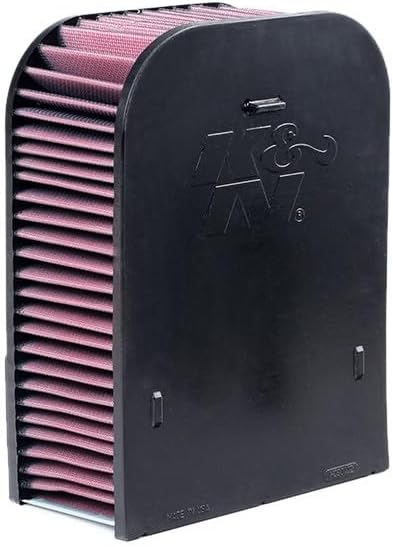 K&N High-Flow Original Lifetime Engine Air Filter: Increase Power & Acceleration, Washable, Premium, Replacement Car Air Filter: Compatible with 2015-2018 Porshe Macan E-0660