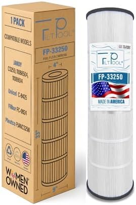 FP-33250 Pool Filter Cartridge Replacement for Jandy CS250, 11088514, Hayward R0462500 – Swimming Pool Filter System - Clean Water Filtration – 1 Pack, 250 SQFT