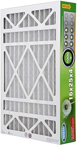 BestAir HW1625-8R AC Furnace Air Filter, 16" x 25" x 4", MERV 8, Removes Allergens & Contaminants, Fits 100%, For Honeywell Models, Pack of 3