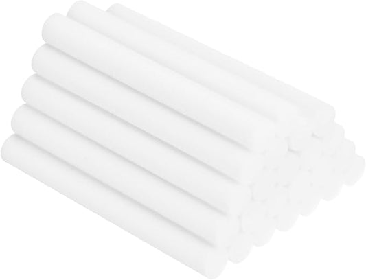 uxcell 24pcs Humidifier Cotton Stick, 9 x 80mm Refill Sticks Filter Replacement Wicks, Humidifier Filter Cotton Refill Travel Mini Humidifier Filters Sticks