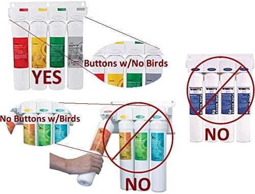 Watts Premier Annual RO Pure 6-Pack Filtration Kit for Zero/Pure Plus Reverse Osmosis System, Push Button Water Filter Replacement, 2 Sediment Filters, 2 Carbon Pre-Filters, 1 Post-Filter, Membrane