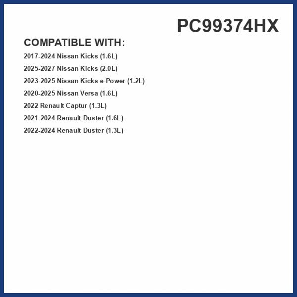 PureFlow HEPA Cabin Air Filter PC99374HX | Fits 2020-2025 Nissan Versa, 2017-2025 Kicks