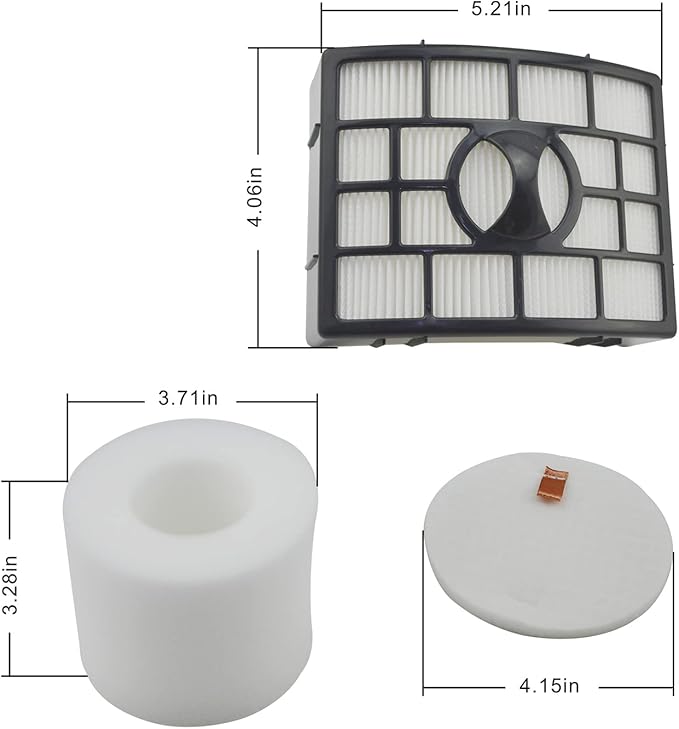 Dttery NV752 AZ1002 Replacement Filter for Shark Rotator APEX DuoClean Powered Lift-Away Vacuum AZ1000 AZ1002 AX950 AX951 AX952 NV650 NV651 NV652 NV751 NV752 NV831 NV835 ZU632 Part XFF650 XHF650