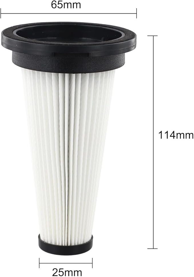Replacement HEPA Filters for Trucozie T350 Cordless Vacuum, Efficient Dust Filter Set with ABS Housing, Lightweight and User-Friendly Design for Improved Air Quality(4 PACK)