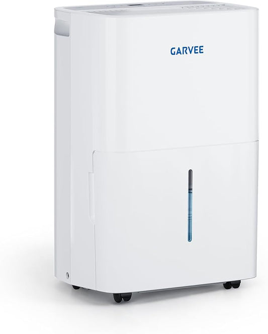 Garvee 22 Pint Dehumidifier for up to 3,000 Sq Ft, with Reusable Air Filter Control, Compact for Home, Basement, Large & Medium Sized Rooms, Bathroom