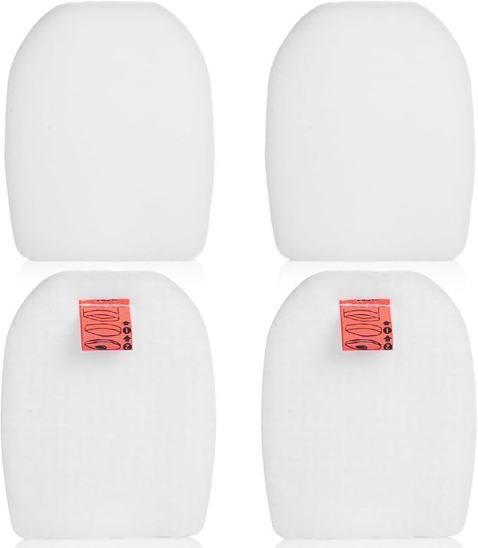 IZ862H UZ565H Filters (2 Felt and 2 Foam Filters) for Shark Stratos Cordless DuoClean PowerFins HairPro Vacuum IZ562H UZ865H IZ540H IZ840H IZ800 IZ862H, Replacement Part XFFKIZ700