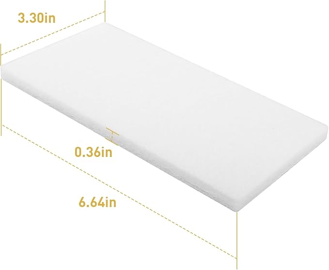 Vacuum Filter for Hoover WindTunnel Bagless, Upright, Widepath, Empower, Foldaway, PowerMax Vacuum Cleaners, compatible with EnviroCare Premium Replacement 3-Layer Ultimate Vacuum Filter - 4 Pack