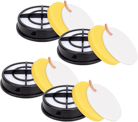 16871 1650 Filter Replacement Compatible with Bissell Pet Hair Eraser Upright Vacuum - Replacements Model 27909 1650 1650A 2281 2475 2790 2817 Part 1608861 1608860-4 + 4 + 4 Pack