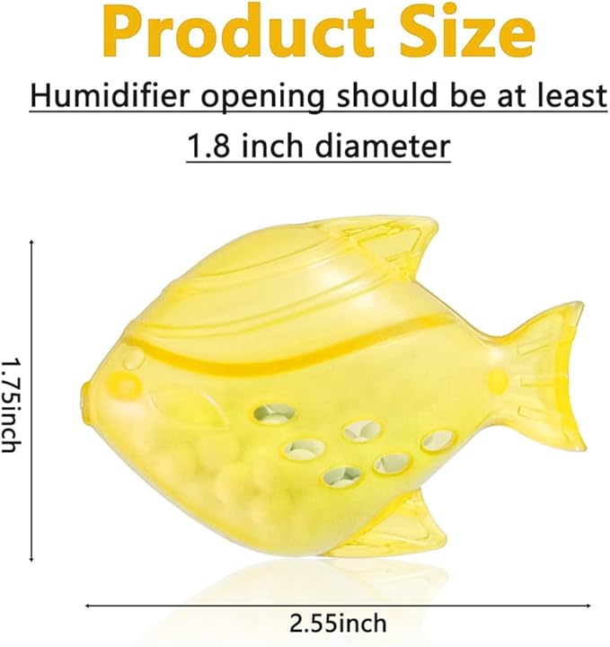 Humidifier Tank Cleaner, Raipoment 10PCS Universal Humidifier Filters Fish Compatible with Drop,Droplet, Warm&Cool Mist Humidifiers,Fish Tank[Keep The Water