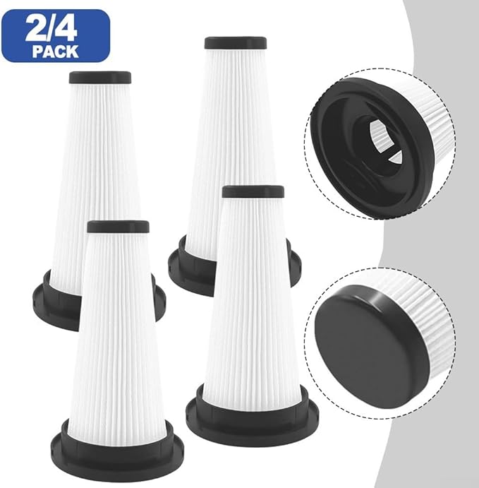 Vacuum for HEPA Filter Set for VOKENE Replacement Parts, Compatible with for A27 Series Cordless Vacuum Cleaners, Washable ABS Material Air Purifying Filter Elements 2/4 Pack(4 PACK)