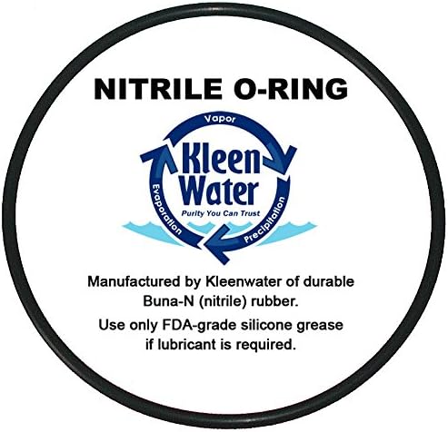 KleenWater KW4510G Dirt Rust Sediment Filter Multi-Pack, Whole House Water Filter Replacement Cartridge, Set of 4, PWFRG357 O-Ring, Qty 1