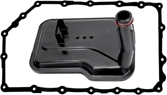 Upgraded Silverado/Sierra 6L80E 6L90E Transmission Filter with Gasket Kit Compatible with Chevy Express Silverado 1500 2500 3500 Suburban GMC Savana Sierra Yukon Escalade, Replaces# 24236933 24236517