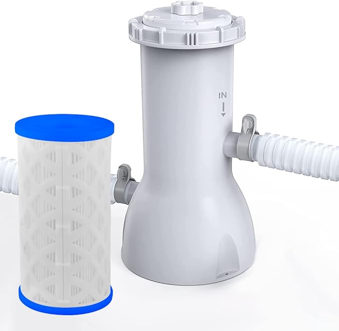 6-Pack Pool Filter Cartridge Type A, C or III, Accessories for Above Gound Pools, Pool Filters Type A/C Replacement Kit for 29000E 59900E, Reusable Pool Filter for Filter Pump