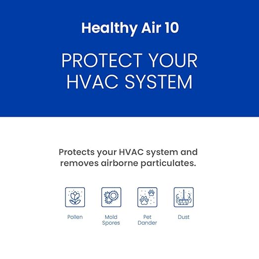 AprilAire 201 Replacement Furnace Filter for AprilAire 2200, 2250 or Space-Gard 2200, 2250 Whole-House Air Purifiers - MERV 10, 20x25x6 Air Filter (Pack of 10)