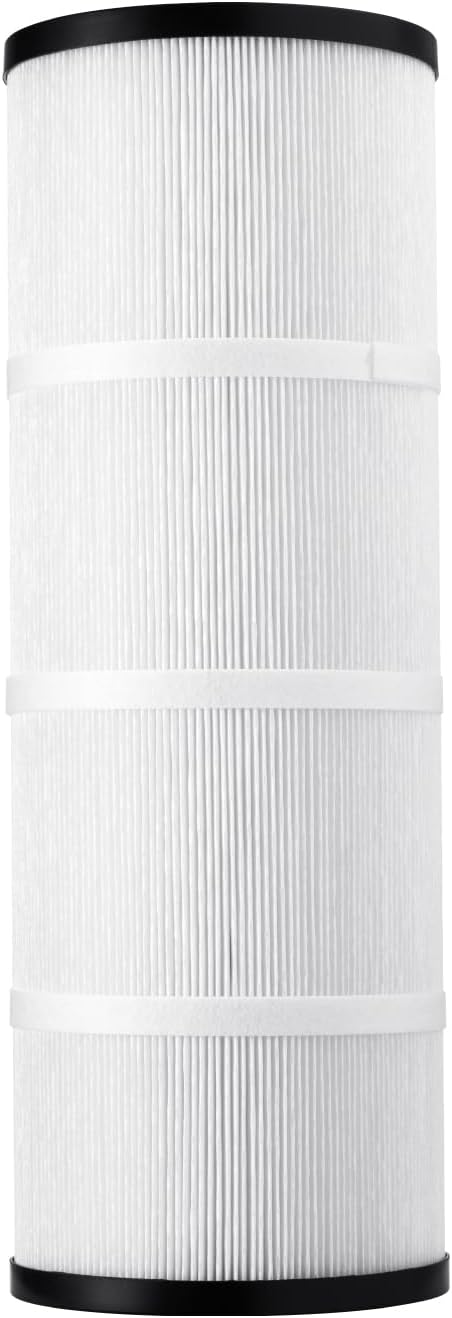VEVOR PLFPCC80 Pool Filter Replaces Pentair CCP320, Pleatco PCC80-PAK4, Ultral-A5, Unicel C-7470, R173573, Filbur FC-1976, 178580, 817-0081, Clean and Clear Plus 320, L x OD:20"x 7", 4 x 80 sq.ft