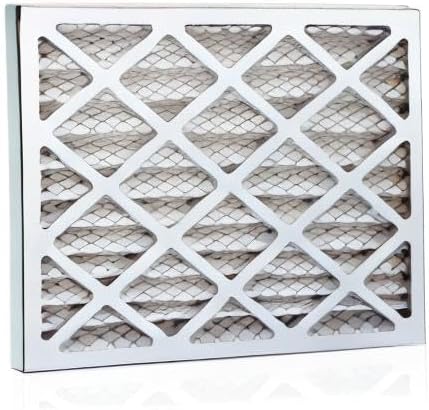 Filterbuy 20x25x2 Air Filter MERV 13 Optimal Smoke & Allergy Defense (1-Pack), Electrostatic Pleated HVAC AC Furnace Filters Replacement, Made in USA (Actual Size: 19.50 x 24.50 x 1.75)
