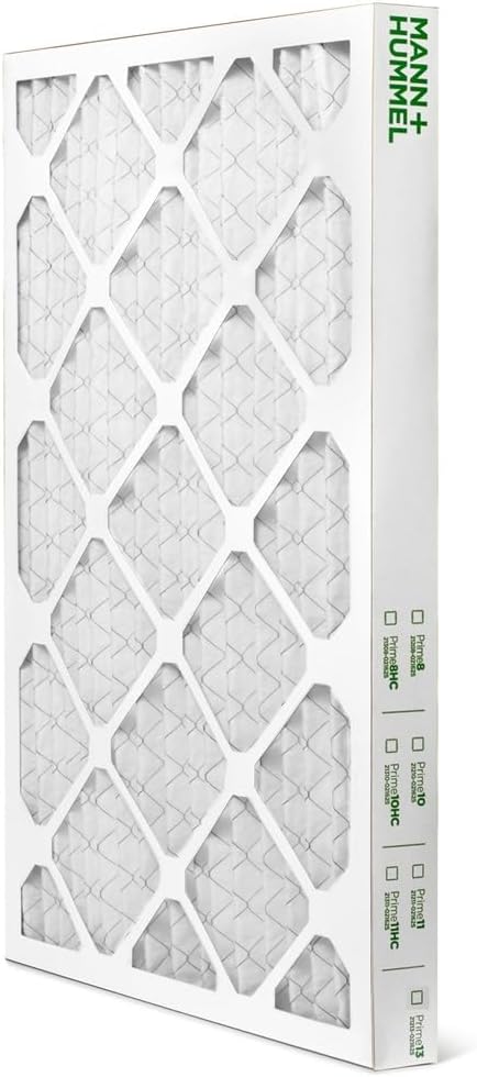 Mann+Hummel 16x24x2 MERV 8 Pleated HVAC AC Furnace Air Filters. Case of 12. (Exact Size: 15.38 x 23.38 x 1.75 Inches)