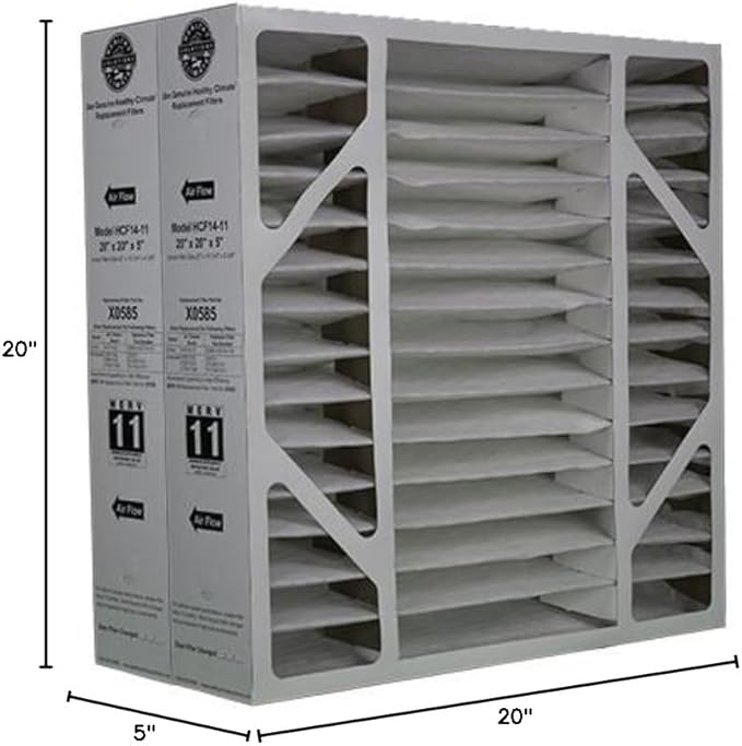 Lennox Model X0585 Air Cleaner Filter Media - 20 x 20 x 5
