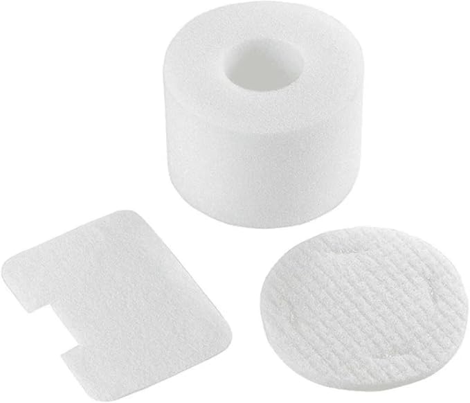 Nispira Filter Set Compatible With Shark NV42 Deluxe Upright Vacuum Cleaner Compared to Part #XFF36. Fits UV402 UV410, NV36, NV36A, NV42, NV44, NV46, NV46C, 8 Sets