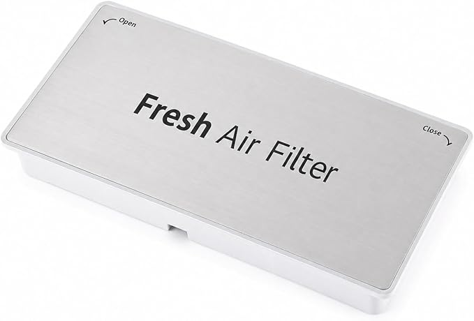 ADQ75493301 Refrigerator Air Filter Cover Replacement Part Compatible with LG Fridge Fresh Air Filter Housing Case Assembly Replaces AP6887594 PS12724761 Fits LRFXC2416S LRMVS3006S