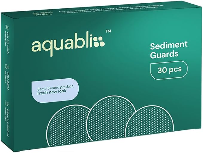 AquaBliss Shower Filter Sediment Pads - Protect your Skin & Hair from Rust, Dust, Sand and other impurities in your water. Compatible with SF400 & SF500-30-Pack