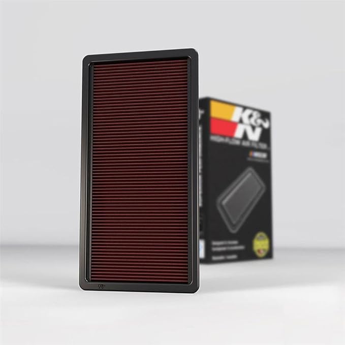 K&N High-Flow Original Lifetime Engine Air Filter: Increase Power: Premium, Washable: Compatible with 1996-2004 Chevrolet/GMC: Corvette, Z06, Express, P30, Savana, 33-2111