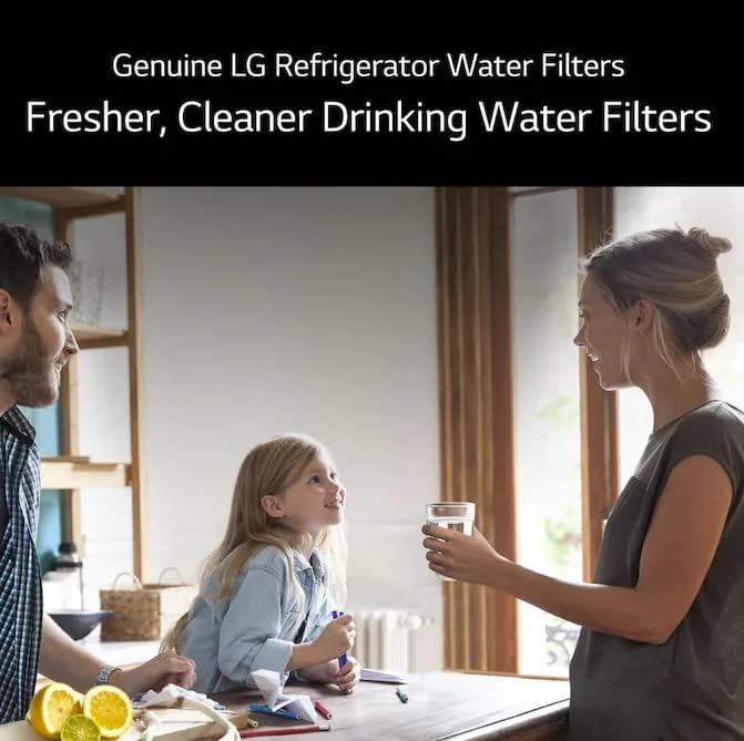 LG LT1000P3 & LT120F 3-Pack Bundle | Replacement Refrigerator Water & Air Filters | 200 Gallon Water Filter Capacity (NSF42, NSF53, and NSF401)