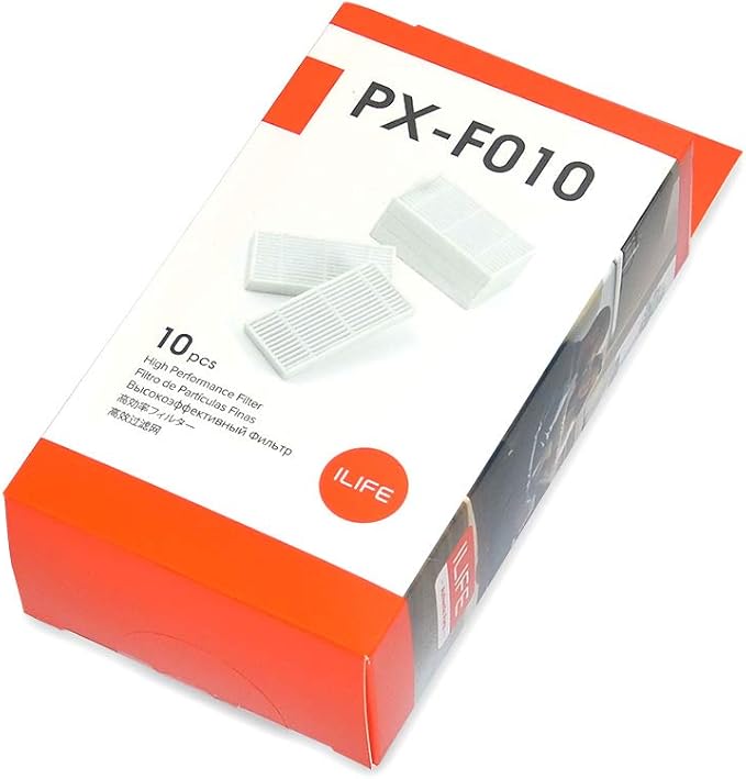 ILIFE Replacement Filters for V5s plus/V5s Max/V2/V3s pro (10 pcs), PX-F010