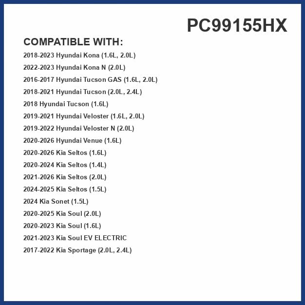PureFlow HEPA Cabin Air Filter PC99155HX | Fits 2023-20 Kia Soul, 2023-20 Seltos, 2022-17 Sportage