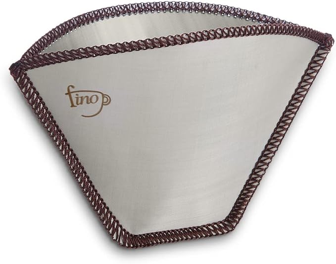 Fino Flexible Mesh Reusable Coffee Filter, Number 2-Size, Brews 2 to 6-Servings, Set of 2